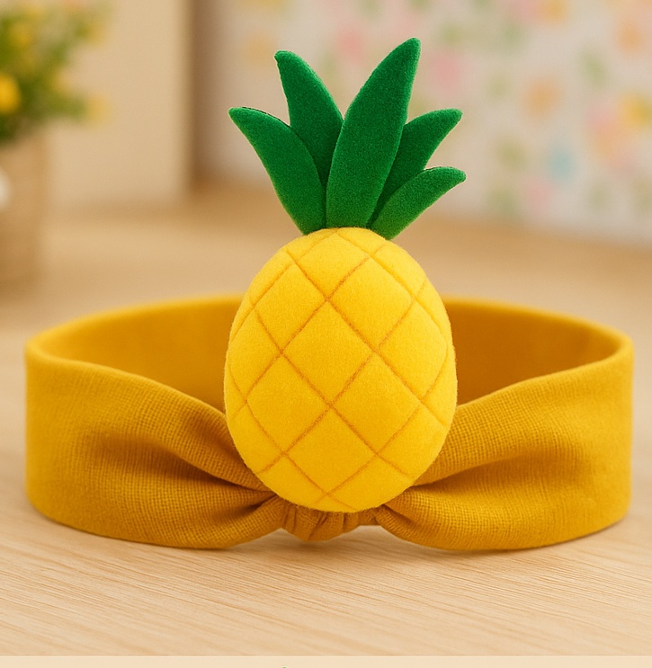 Pineapple Plush Baby Headband