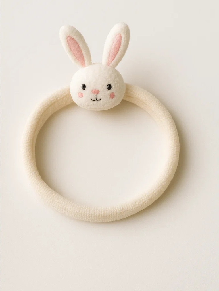 Cute Bunny Baby Headband with Soft Ears for Infants