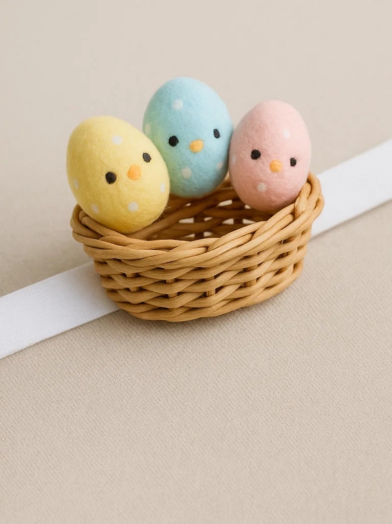 Easter Basket Baby Headband with Colorful Chick Eggs - Soft and Adjustable for Infants & Toddlers