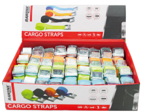 AH-001D 36pcs Pack Cambuckle Tie Down