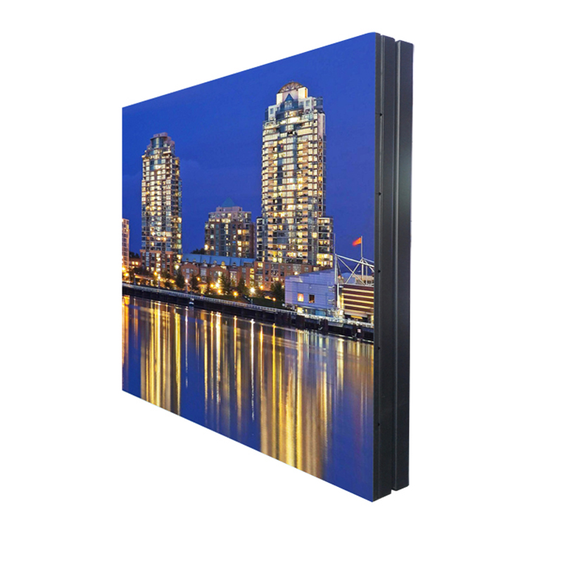 Simple steel cabinet,easy iron cabinet for indoor and outdoor permanent installed display