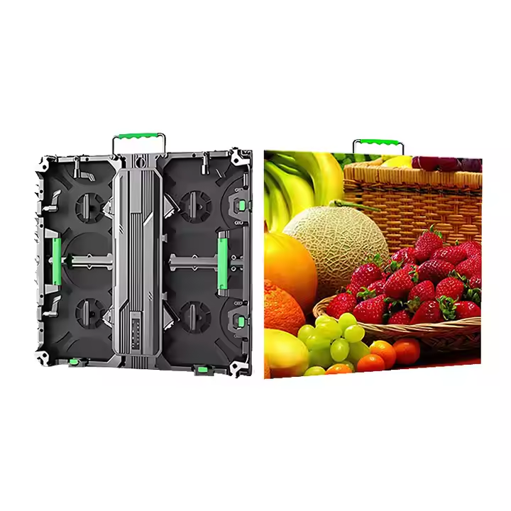 500mm x 500mm indoor p2.976 rental led display cabinet