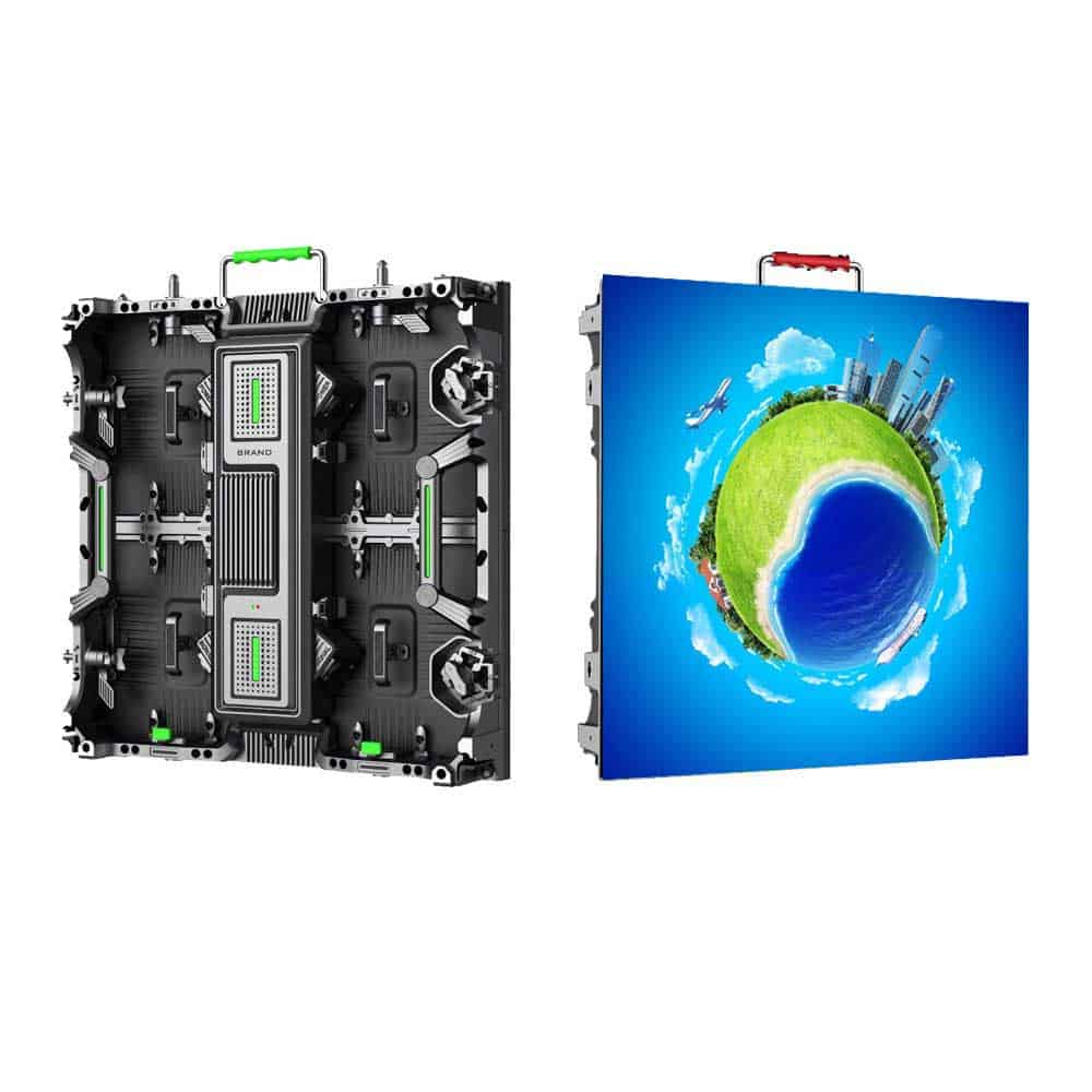 500mm x 500mm indoor p3.91 rental led display cabinet
