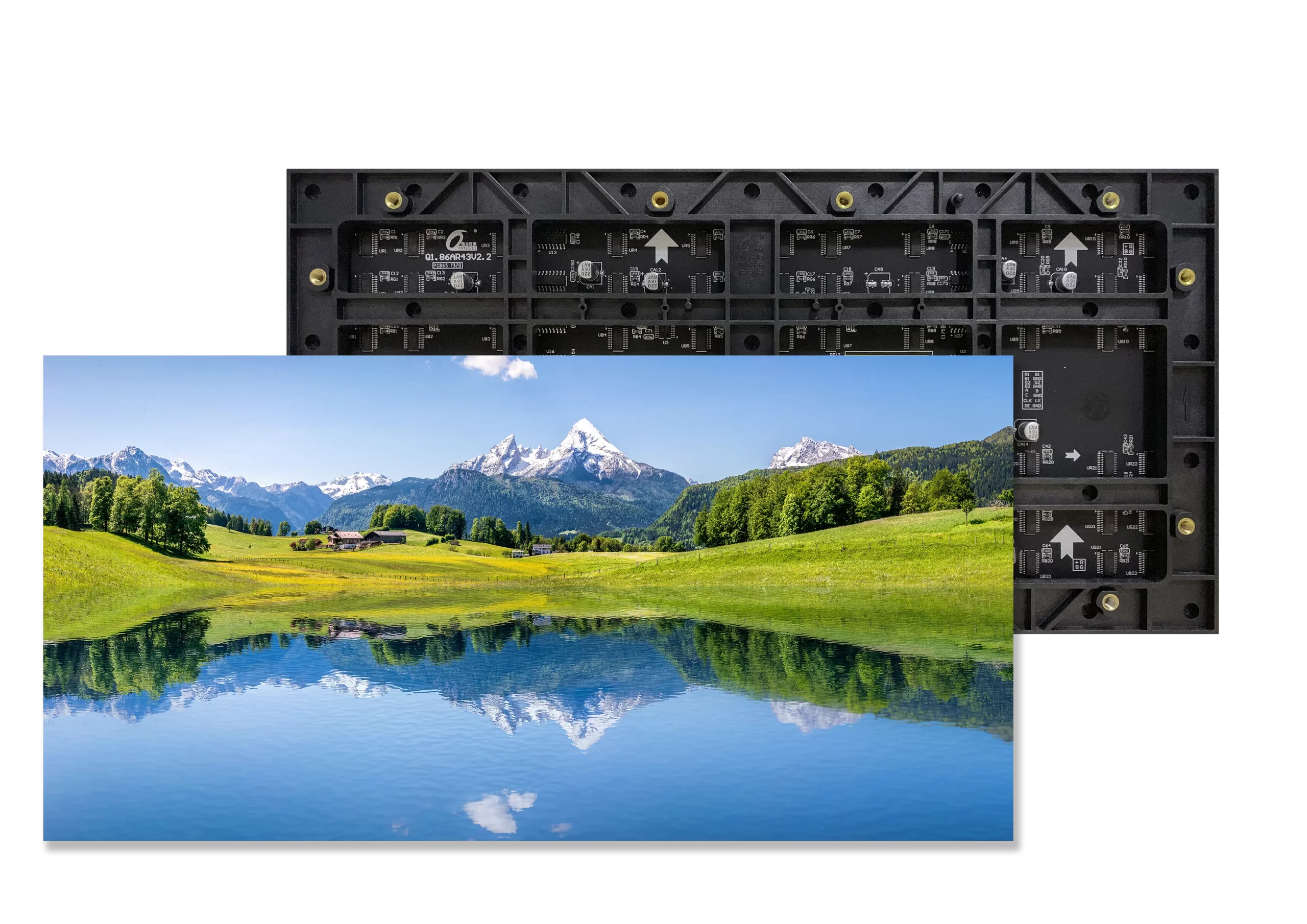 Indoor p1.86 320x160mm led module