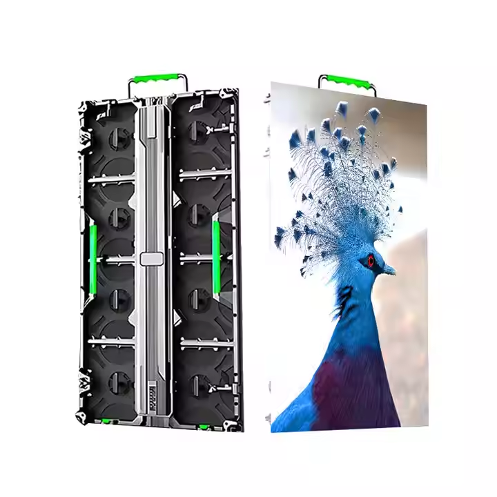 1000mm x 500mm indoor p1.953 rental led display cabinet