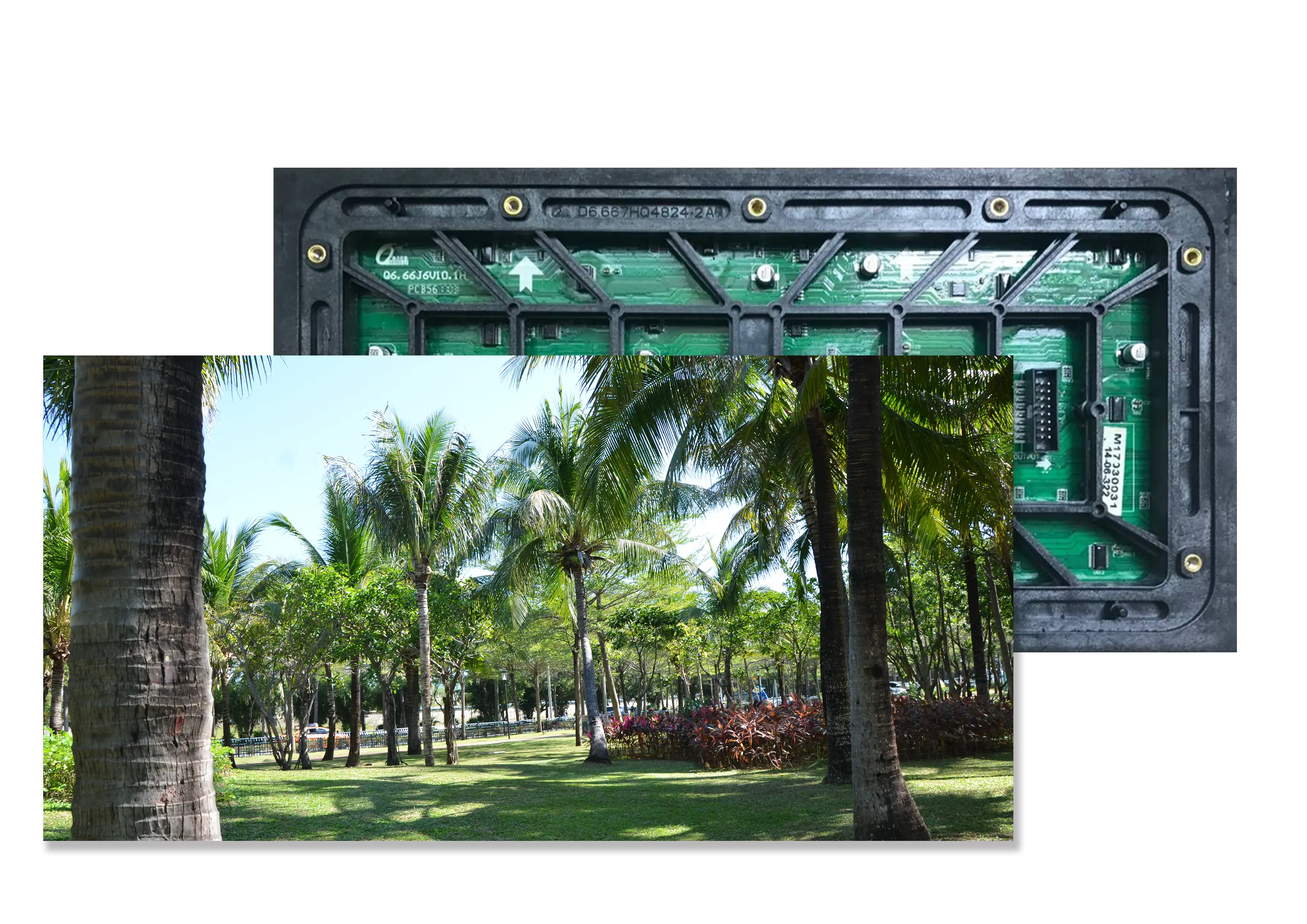 Outdoor p6.6 320x160mm led module