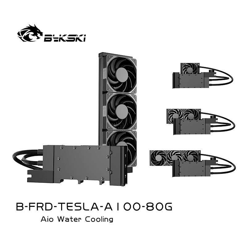 Bykski B-FRD-TESLA-A100-80G AIO Integrated water cooling TESLA A100