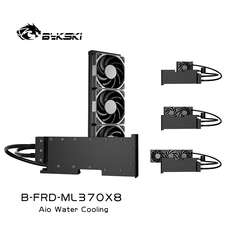 Bykski B-FRD-ML370X8 integrated graphics card water-cooled Cambrian MLU370-X8