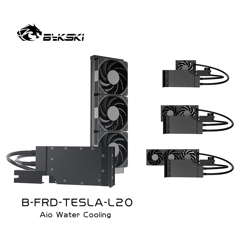 Bykski B-FRD-TESLA-L20-X graphics card integrated water-cooled TESLA L20