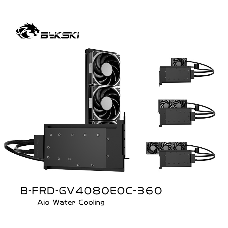 Bykski B-FRD-GV4080EOC-V2 graphics card integrated water-cooled server NVIDIA RTX4080