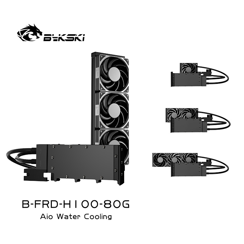 Bykski B-FRD-H100-80Gntegrated water-cooling graphics card NVIDIA H100 80GB