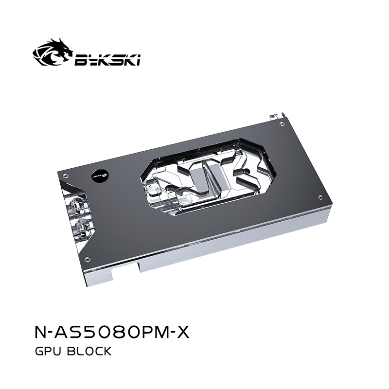 Bykski N-AS5080PM-X Graphics card water-cooling head ASUS PRIME RTX5080 O16G