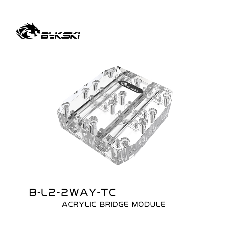 Bykski B-L3-2WAY-TC Bridge module L2/3/4 Transparent shunt square bulk
