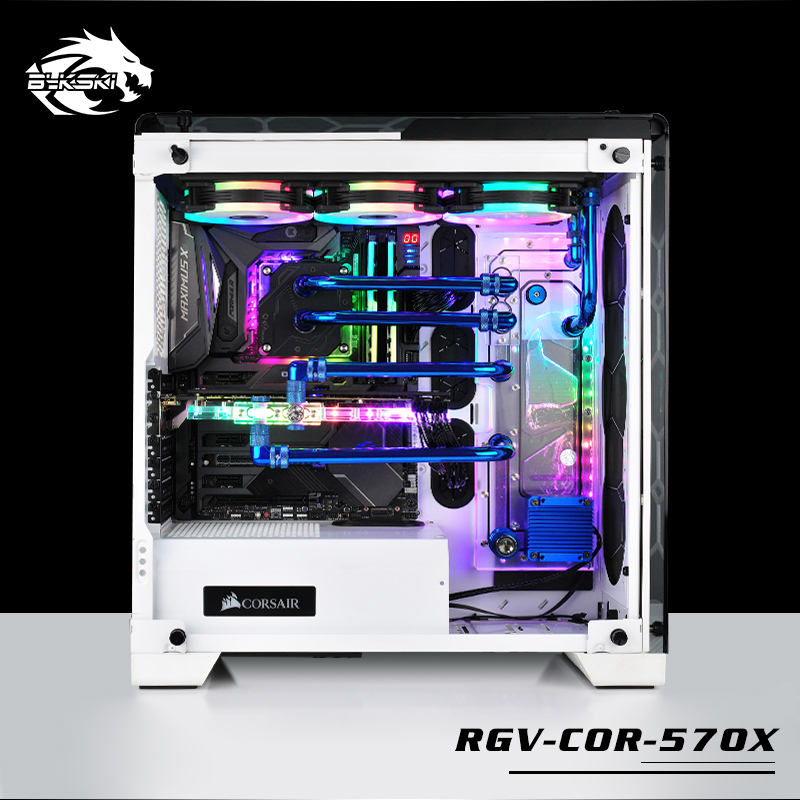 Bykski RGV-COR-570X Water Board DISTRO PLATE Waterway Board Corsair 570X Case