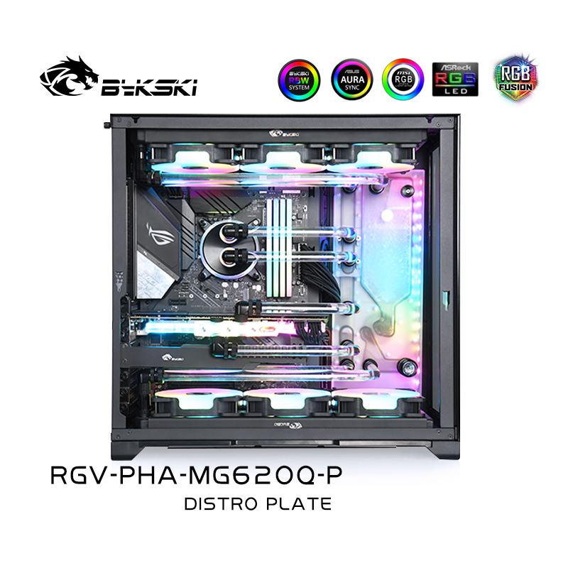 Bykski RGV-PHA-MG620Q-P DISTRO PTATE PHANTEKS MG-NE620Q