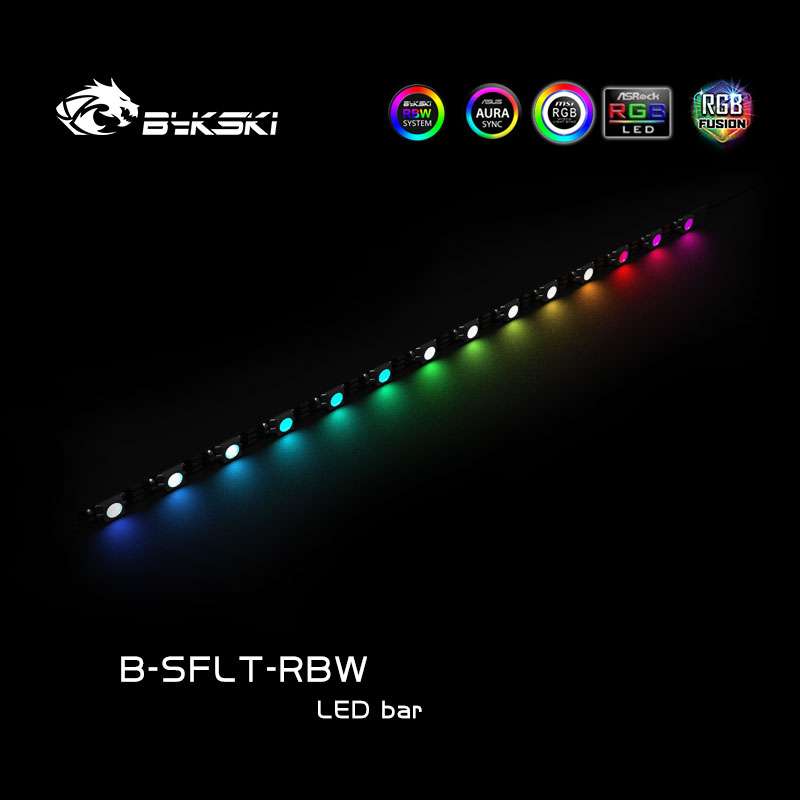 Bykski B-SFLT-230*14-RBW 5V Symphony RBW light bar LED BLOCK light motherboard synchronization