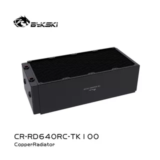 Bykski CR-RD640RC-TK100 RC Series High Performance Water Cooled Copper Heat Dissipation Thick Heat Exchanger
