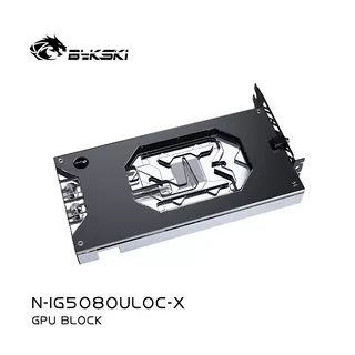 Bykski N-IG5080ULOC-X graphics card water-cooled head seven rainbow RTX5080 UltraW OC16GB