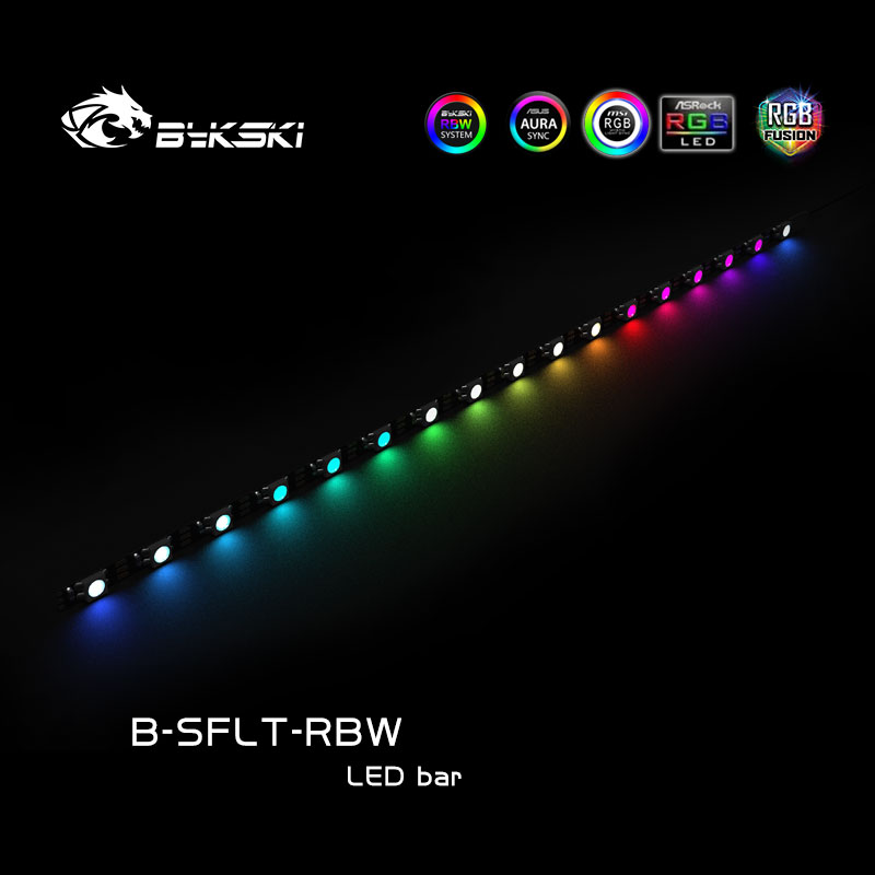 Bykski B-SFLT-283*17-RBW 5V Symphony RBW light bar LED BLOCK light motherboard synchronization