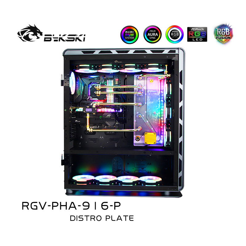 Bykski RGV-PHA-916-P DISTRO PTATE Phanteks PH-ES916E