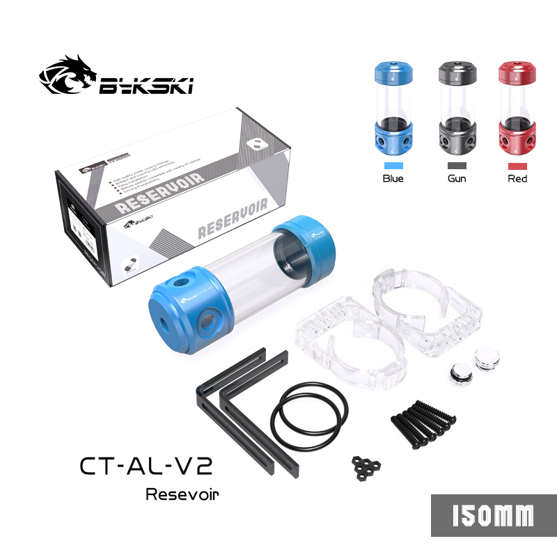 Bykski CT-AL-V2 Cylindrical reservoir Multi - Color Optional 150MM