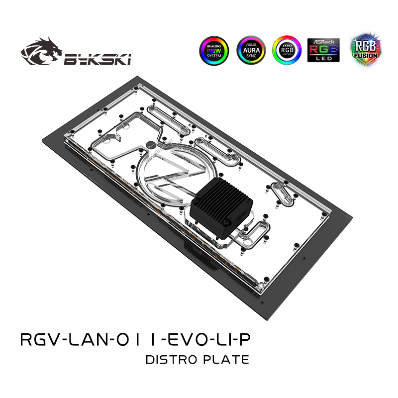 Bykski RGV-LAN-O11-EVO-LI-P DISTRO PTATE LIAN LI O11 EVO