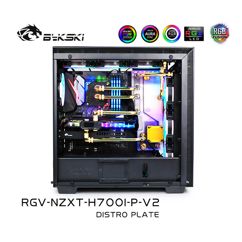 Bykski RGV-NZXT-H700I-P-V2 DISTRO PLATE NZXT H700I