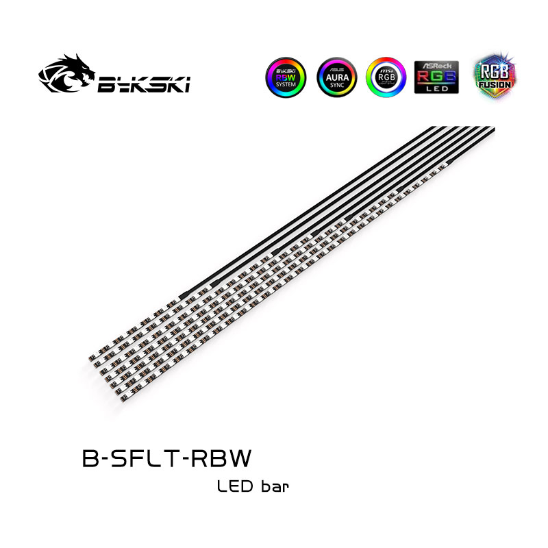 Bykski B-SFLT-RBW 5V Symphony RBW light bar LED water-cooled headlight motherboard synchronization