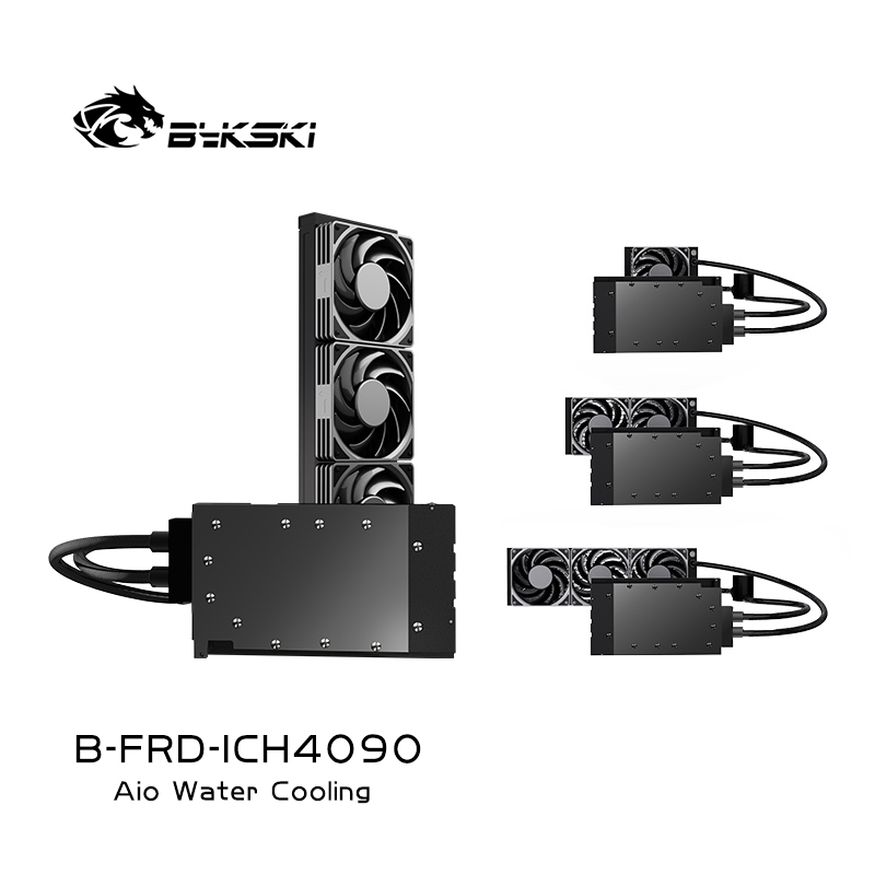 Bykski B-FRD-ICH4090 graphics card integrated water-cooled Yingzhong RTX4090 X3W 24G