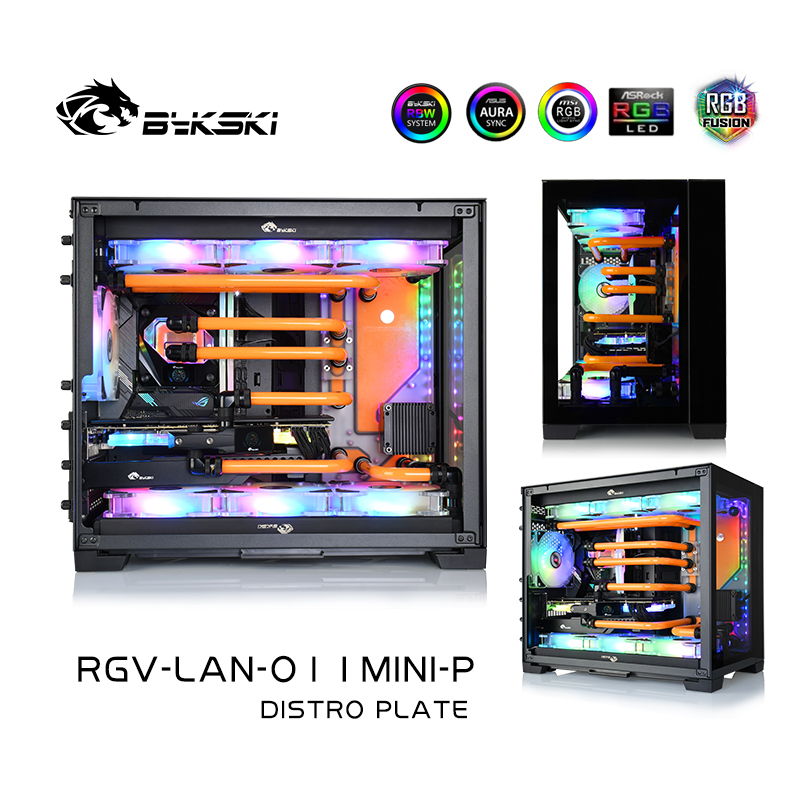 Bykski RGV-LAN-O11MINI-P LANLI O11MINI Two 360 RADIATORS SCHEME