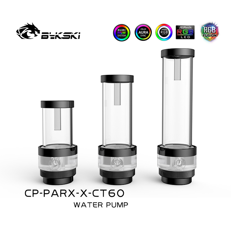 Bykski CP-PARX-X-CT60  Tank pump combination new silent all-in-one pump RGB Phantom color