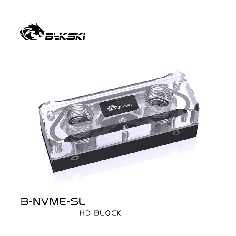 Bykski B-NVME-SL M.2 Solid state disk acrylic hard disk cold head