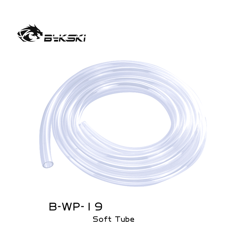Bykski B-WP-19 4 points thick (13*19) transparent water pipe imported quality red blue white