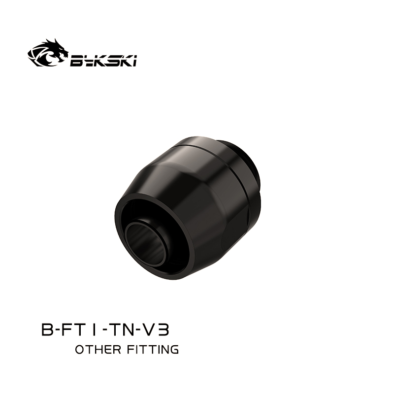 Bykski B-FT1-TN-V3 computer water-cooled TPV connector quick tightening server 1 branch hose quick tightening 6X10mm water pipe