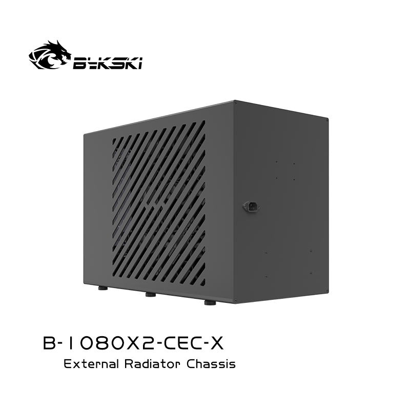 Bykski B-1080X2-CEC-X External water-cooled 1080X2 water-cooled discharge 8000W heat dissipation capacity server AI data center