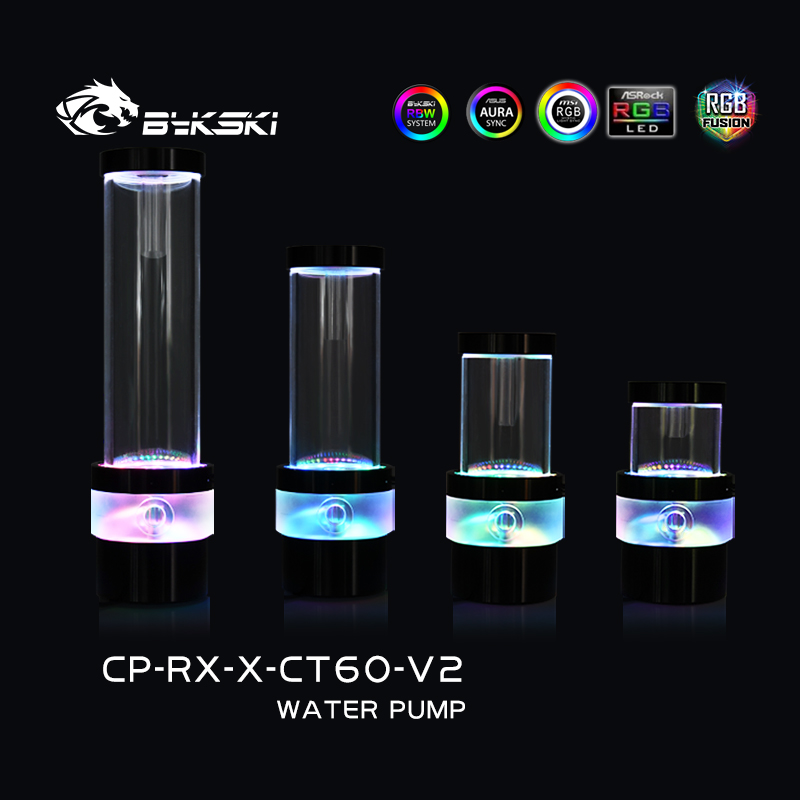 Bykski CP-RX-X-CT60-V2 DDC water tank and pump combination new mute integrated pump RGB/ Symphony