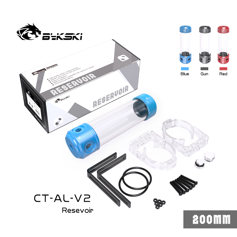 Bykski CT-AL-V2 Cylindrical reservoir Multi - Color Optional 200MM