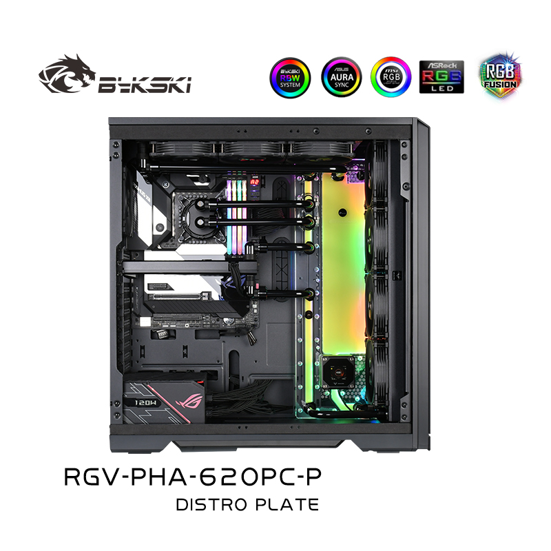 Bykski RGV-PHA-620PC-P Windrunner 620PC Waterway Plate Guide Plate Scheme