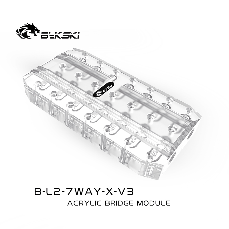 Bykski B-L2-7WAY-X-V3 BRIDGE MODULE Transparent Connect multiple graphics cards