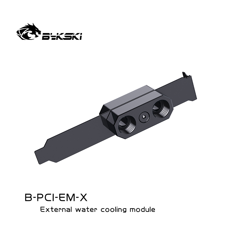 Bykski B-PCI-EM-X PCI baffle external water-cooled module threading connector