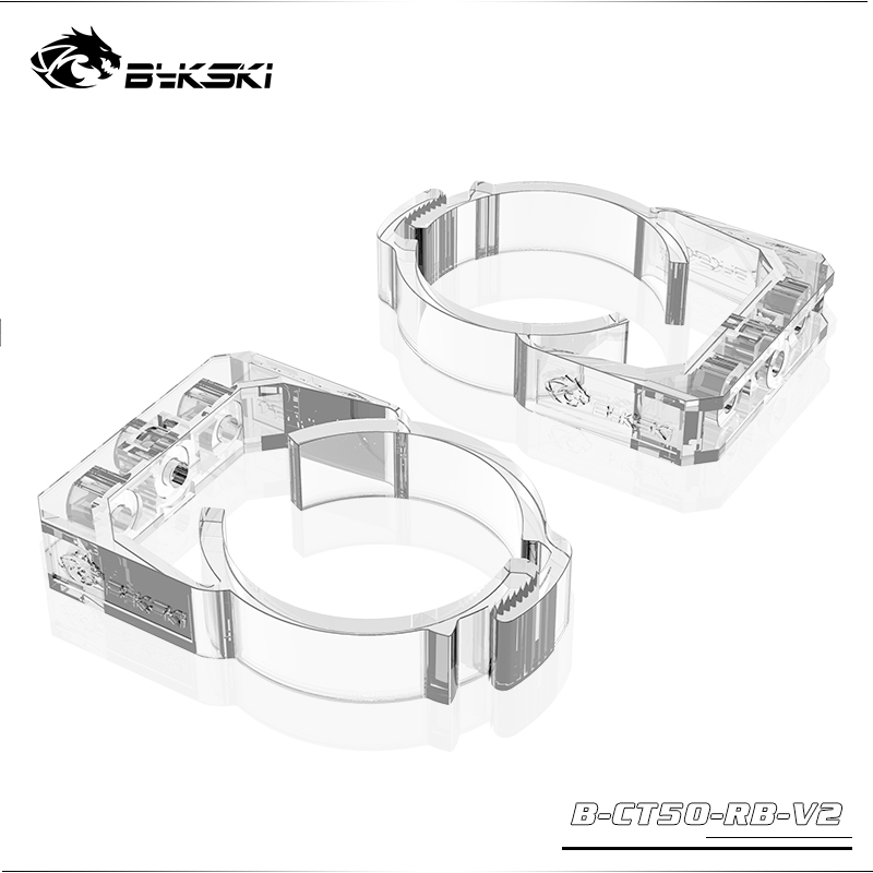 Bykski B-CT50-RB-V2 Transparent locking buckle Securely prevent the clip 50mm