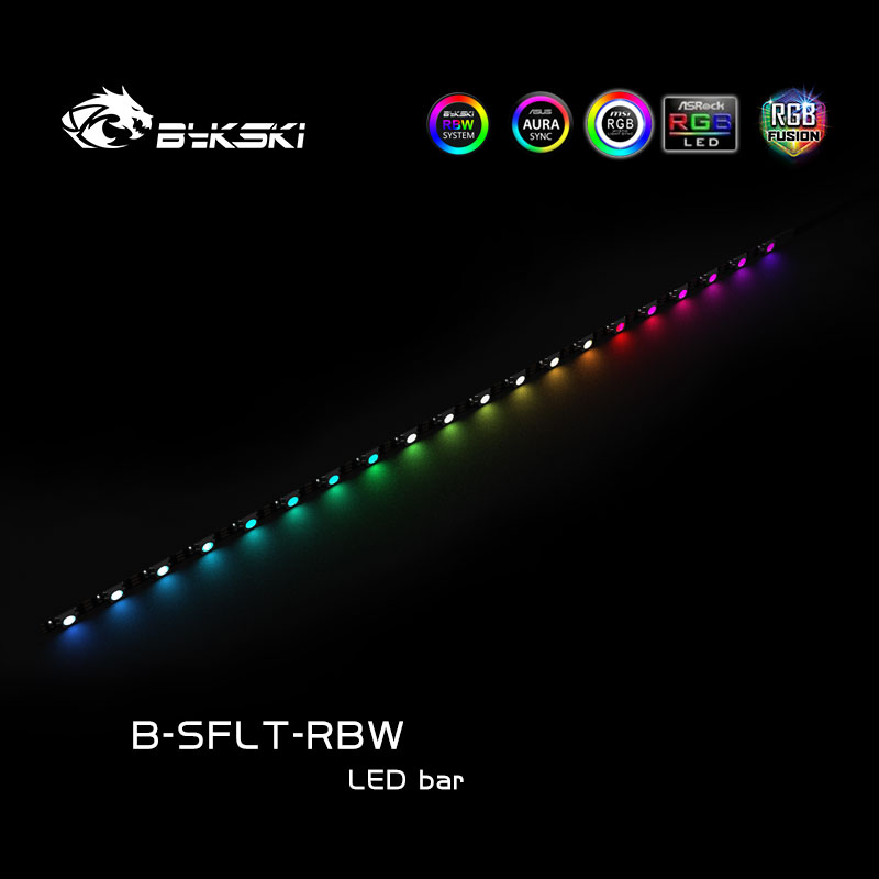 Bykski B-SFLT-330*20-RBW 5V Symphony RBW light bar LED BLOCK light motherboard synchronization
