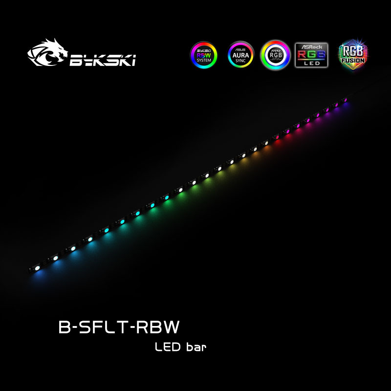 Bykski B-SFLT-413*25-RBW 5V Symphony RBW light bar LED BLOCK light motherboard synchronization