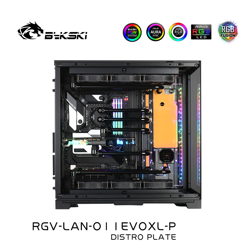 Bykski RGV-LAN-O11EVOXL-P Joint O11EVOXL Waterway Plate Guide Plate Scheme