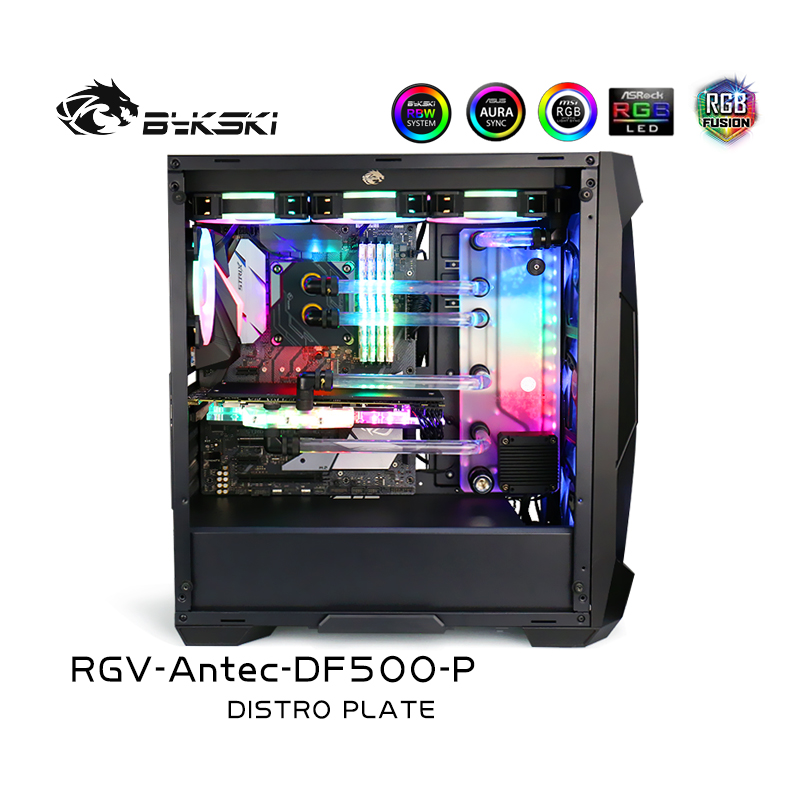 Bykski RGV-Antec-DF500-P DISTRO PTATE Antec DF500
