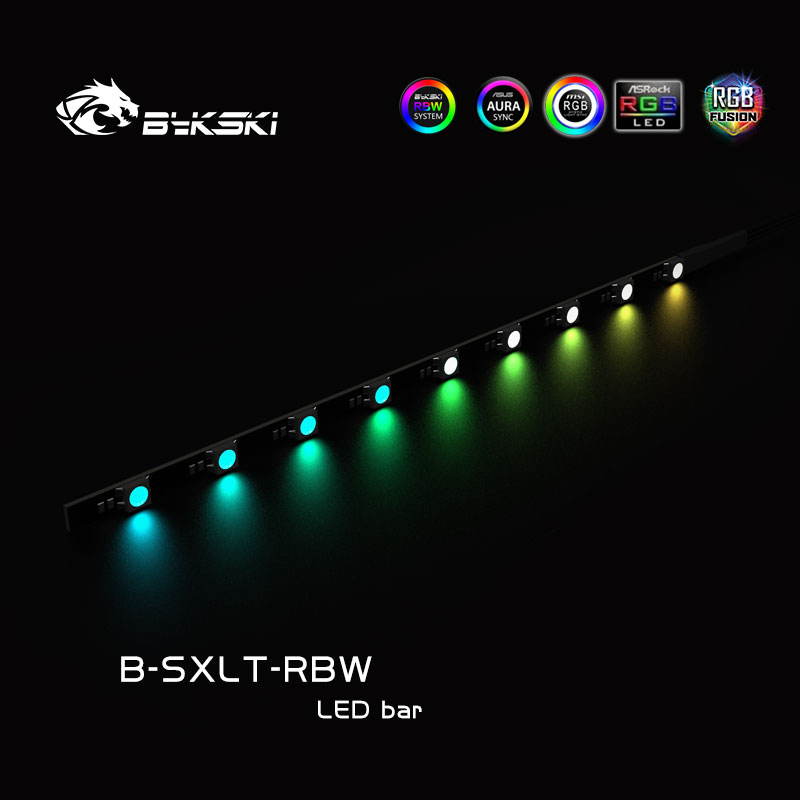 Bykski B-SXLT-180X9RBW 5V RBW light strip motherboard synchronization