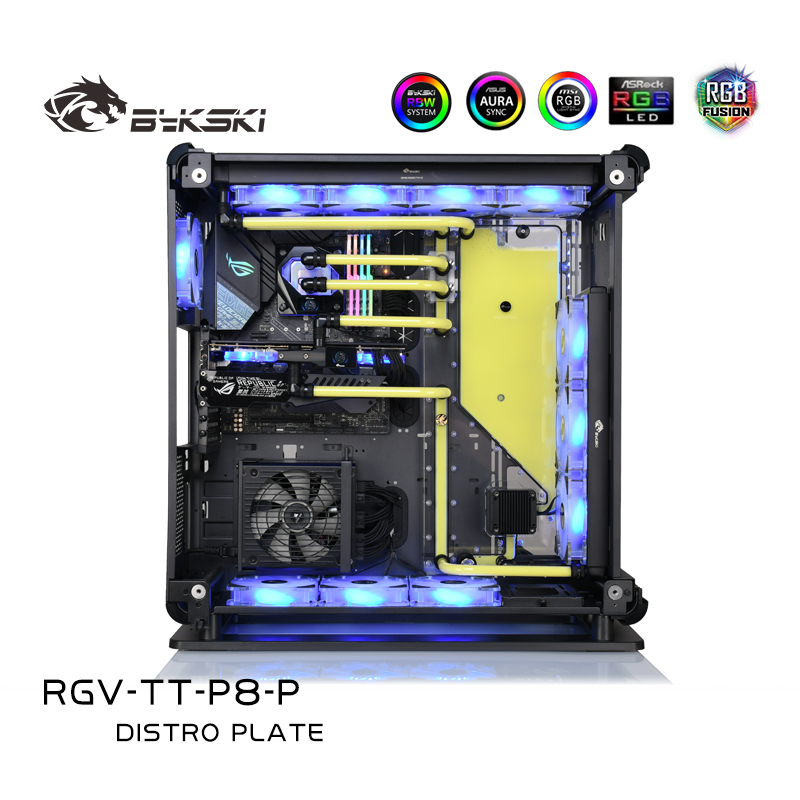 Bykski RGV-TT-P8-P DISTRO PLATE Thermaltake P8  Chassis