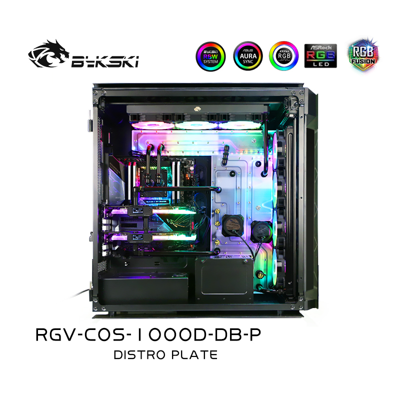 Bykski RGV-COS-1000D-DB-P DISTRO PLATE Corsair 1000D