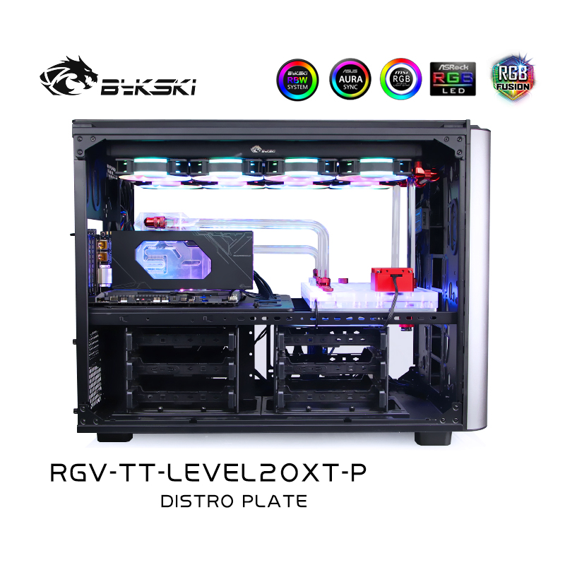 Bykski RGV-TT-LEVEL20XT-P DISTRO PLATE Thermaltake LEVEL20 XT