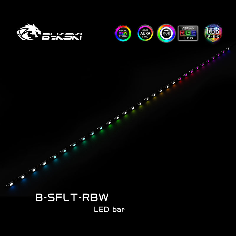 Bykski B-SFLT-500*30-RBW 5V Symphony RBW light bar LED BLOCK light motherboard synchronization